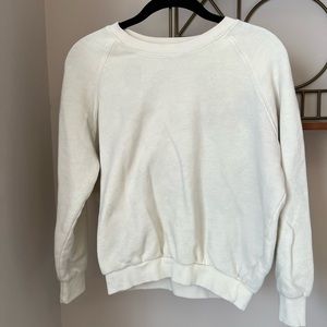 Pale Yellow Sweatshirt